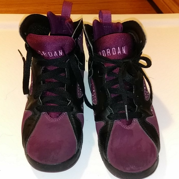 Jordan Shoes Girls Air Jordan Purple And Black Shoes Poshmark